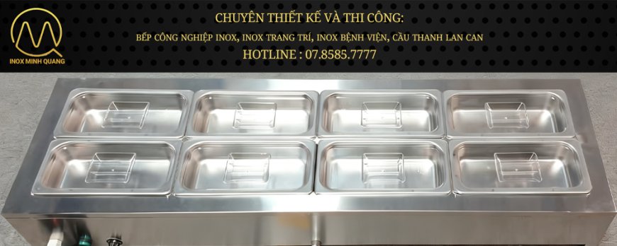 Tủ Hâm Nóng Thức Ăn Mini 8 Khay Nắp Mica
