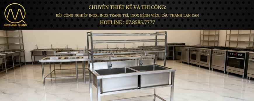Chậu Rửa 2 Hộc Có Kệ Trên