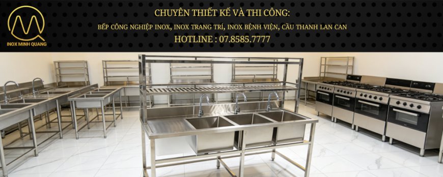 Chậu Rửa 3 Hộc Có Bàn Chờ Và Kệ Trên