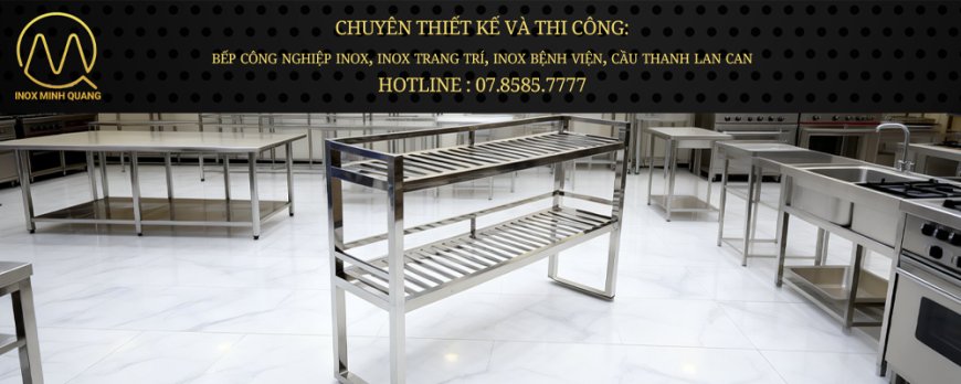 Kệ Inox Song 2 Tầng Trên Bàn