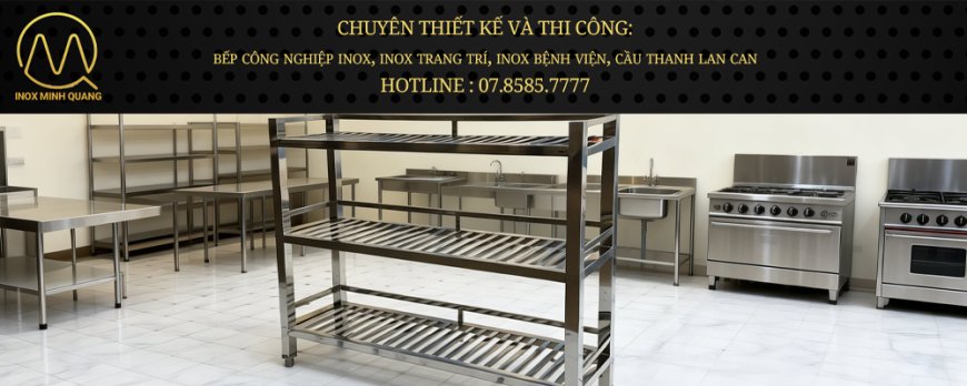 Kệ Song Inox 3 Tầng Có Chân