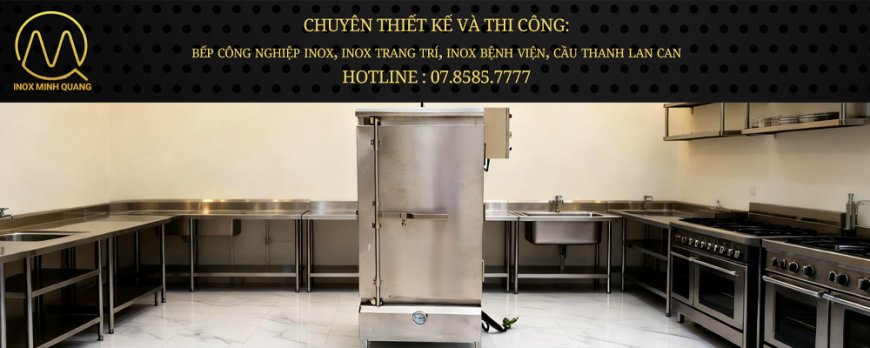 Tủ Cơm 50kg Dùng Điện & Gas