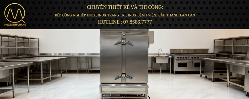 Tủ Cơm 100Kg Dùng Điện & Gas Mới