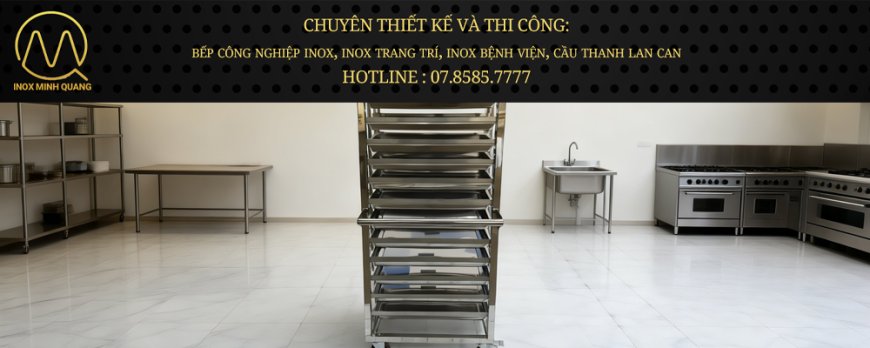 Xe Đẩy Inox 12 Khay