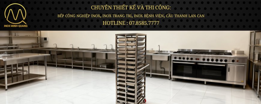 Xe Đẩy Inox 15 Khay
