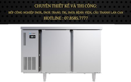 Tủ bàn mát Icymax 2 cánh inox 1200x600 ICR-2S126