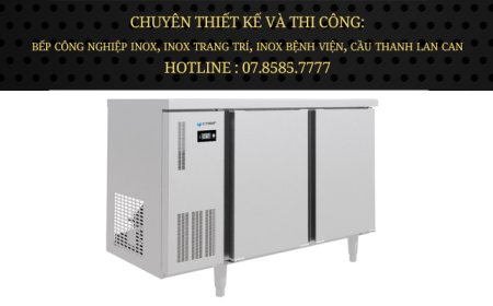 Tủ bàn mát Icymax 2 cánh inox 1200x750 ICR-2S127