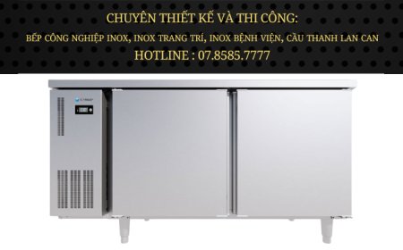 Tủ bàn mát Icymax 2 cánh inox 1500x600 ICR-2S156