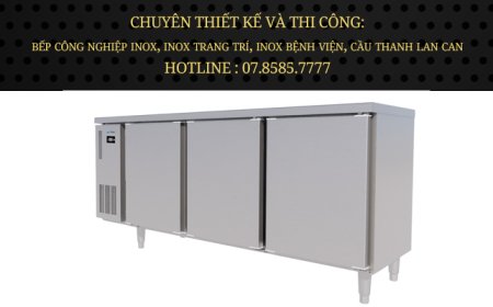 Tủ bàn mát Icymax 3 cánh inox 1800x750 ICR-3S187