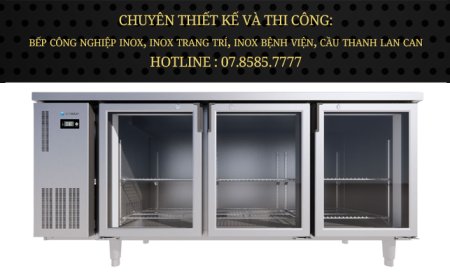 Tủ bàn mát Icymax 3 cánh kính 1800x750 ICR-3G187