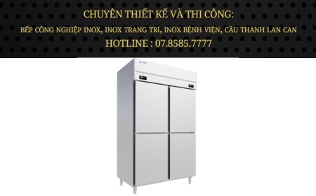 Tủ đông mát đứng Icymax 4 cánh inox 1200x865 IUFR-4S128