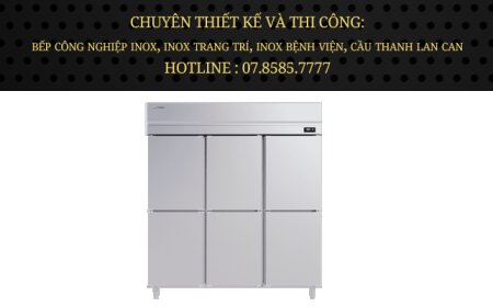 Tủ mát đứng Icymax 6 cánh inox 1800x865 IUR-6S188