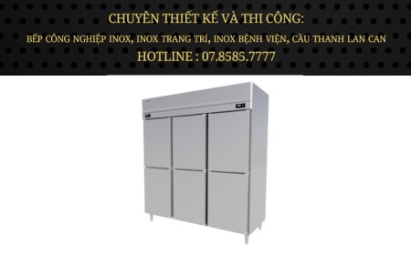 Tủ đông mát đứng Icymax 6 cánh inox 1800x865 IUFR-6S188