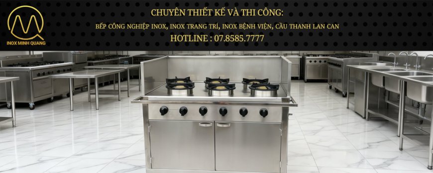Bếp Bánh Xèo 6 Họng INOX 304