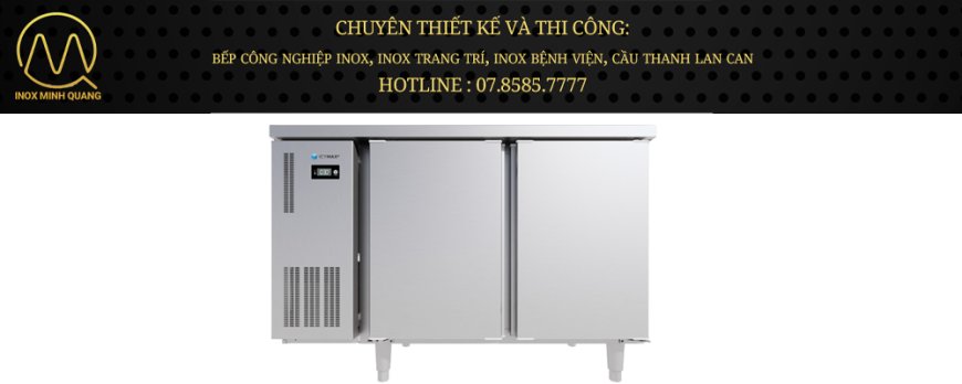 Tủ bàn mát Icymax 2 cánh inox 1200x600 ICR-2S126