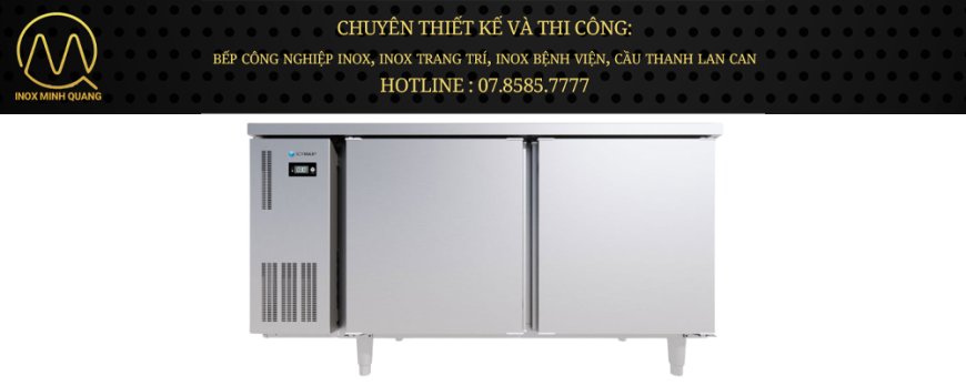 Tủ bàn mát Icymax 2 cánh inox 1500x600 ICR-2S156