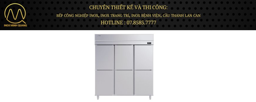 Tủ mát đứng Icymax 6 cánh inox 1800x865 IUR-6S188