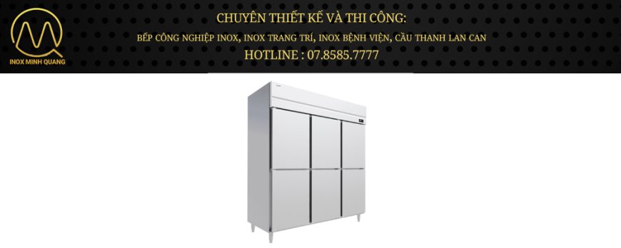 Tủ đông đứng Icymax 6 cánh inox 1800x865 IUF-6S188