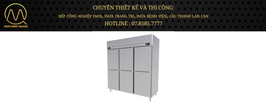 Tủ đông mát đứng Icymax 6 cánh inox 1800x865 IUFR-6S188